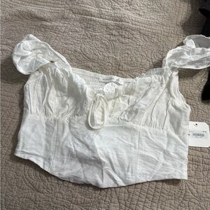 Altar'd State White Crop Top